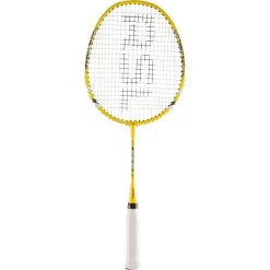 RSL Kinder-Badmintonschläger Pro 450 Mini (54cm, Steif) Gelb - Besaitet -