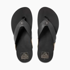 Reef Zehensandalen Newport Black Schwarz Herren