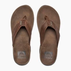 Reef Zehensandalen J-Bay III Leder Camelbraun Herren