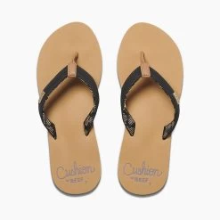 Reef Zehensandalen Cushion Sands Schwarz/tan Damen