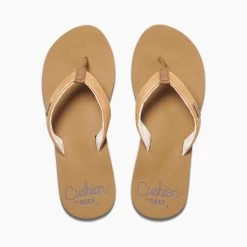Reef Zehensandalen Cushion Sands Natural Braun/beige Damen