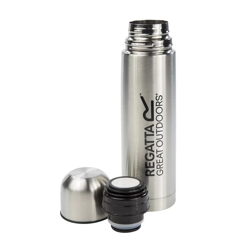 Regatta Thermoflasche Trinkflasche Vacuum Flask Edelstahl Silber - 500ml 3 Regatta Thermoflasche Trinkflasche Vacuum Flask Edelstahl Silber - 500ml