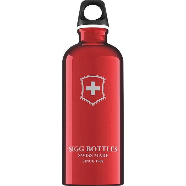 SIGG Trinkflasche Swiss Emblem 600ml Rot 3 SIGG Trinkflasche Swiss Emblem 600ml Rot