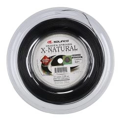 Solinco Tennissaite X Natural (Armschonung+Touch) Schwarz 200m Rolle