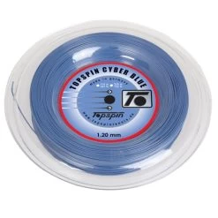 Topspin Tennissaite Cyber Blue (Haltbarkeit+Touch) Blau 110m Rolle