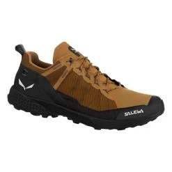 Salewa Wanderschuhe Pedroc PTX (Powertex) - Speed-Hiking, Travel, Wasserdicht - Goldbraun/schwarz Herren