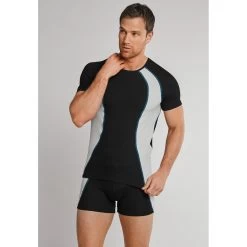 Schiesser Funktions-Tshirt Kurzarm Sport Extreme Unterwäsche Schwarz Herren -Sportausrüstung Schiesser 135299 000 Shirt Extreme 1201 1200x1200 1