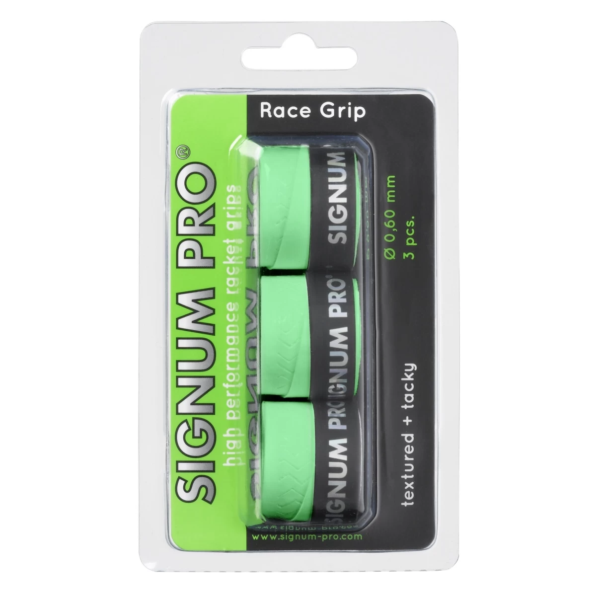 Signum Pro Overgrip Race 0.6mm Limegrün 3er 3 Signum Pro Overgrip Race 0.6mm Limegrün 3er
