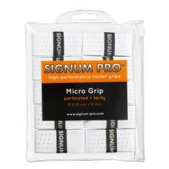 Signum Pro Overgrip Micro 0.55mm Weiss 10er Clip-Beutel