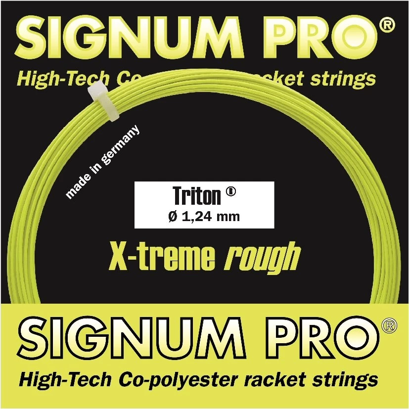 Signum Pro Tennissaite Triton (Haltbarkeit+Spin) Lemon 12m Set 3 Signum Pro Tennissaite Triton (Haltbarkeit+Spin) Lemon 12m Set