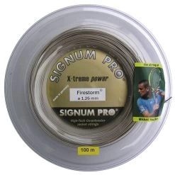 Signum Pro Tennissaite Firestorm (Haltbarkeit+Power) Gold 100m Rolle