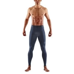Skins Funktionshose 2-Series Tight Long (enganliegend, Kompression) Navyblau Herren
