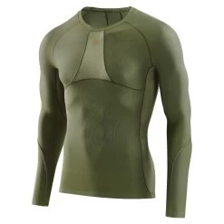 Skins Funktionsunterwäsche Langarmshirt 5-Series (enganliegend) Khakigrün Herren -Sportausrüstung Skins SK SF00500050573 5 Series Langarmshirt 1200x1200 1
