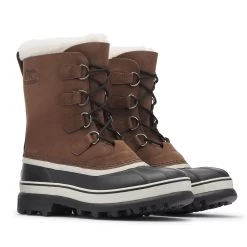 Sorel Caribou Nubuckleder Wasserdicht Dunkelbraun Schnee-Winterstiefel Herren