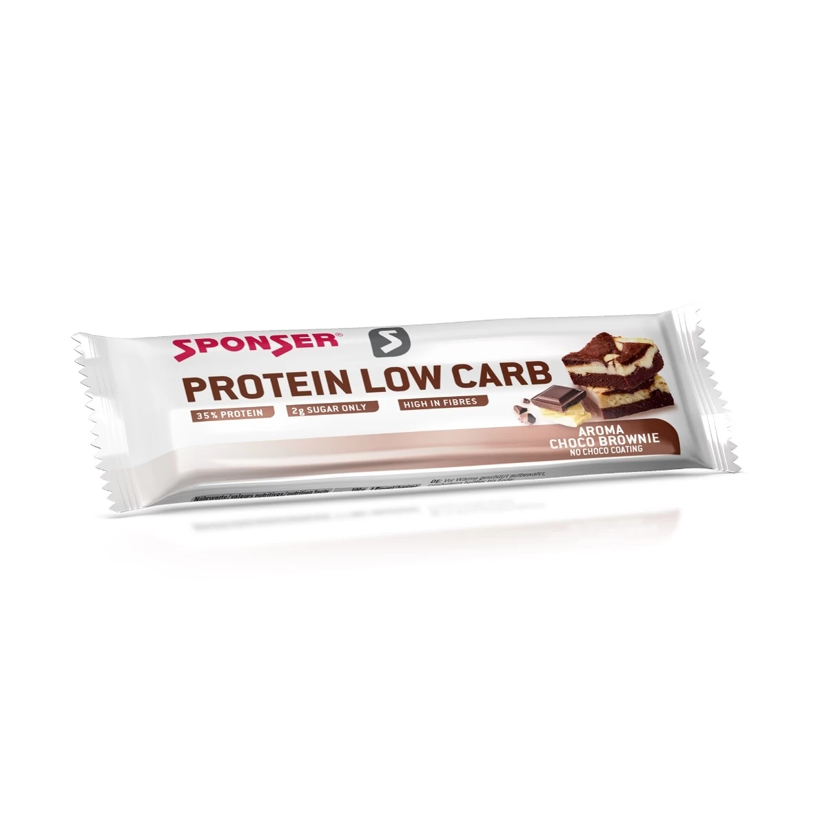 Sponser Protein Low Carb Riegel (32% Proteinanteil, Idealer Snack Im Alltag) Schokolade/Brownie 25x50g Box 3 Sponser Protein Low Carb Riegel (32% Proteinanteil, Idealer Snack Im Alltag) Schokolade/Brownie 25x50g Box