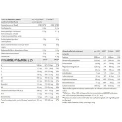 Sponser Recovery Shake (All In One - Kohlenhydrat-Protein Shake) Banane 900g Dose -Sportausrüstung Sponser Recovery Shake Banane Werte 999x999 1