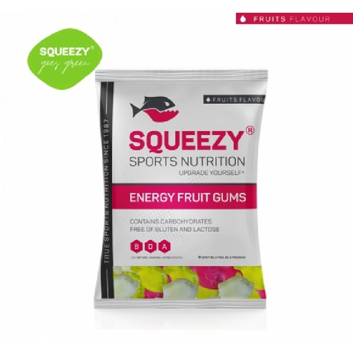 Squeezy Energy Fruit Gum (Kohlenhydratgummis) Fruchtmix 20x100g Box 4 Squeezy Energy Fruit Gum (Kohlenhydratgummis) Fruchtmix 20x100g Box – Bild 2