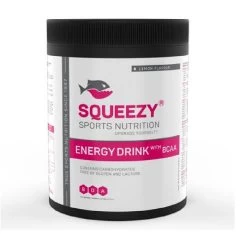 Squeezy Energy Drink (Kohlenhydrat-Elektrolyt-Lösung) Zitrone Mit BCAA 650g Dose