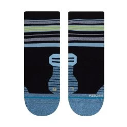 Stance Laufsocke Ankle Black Sheep Quarter Schwarz/blau - 1 Paar -Sportausrüstung Stance M348C20BLA BLK Socke 2 1177x1177 1