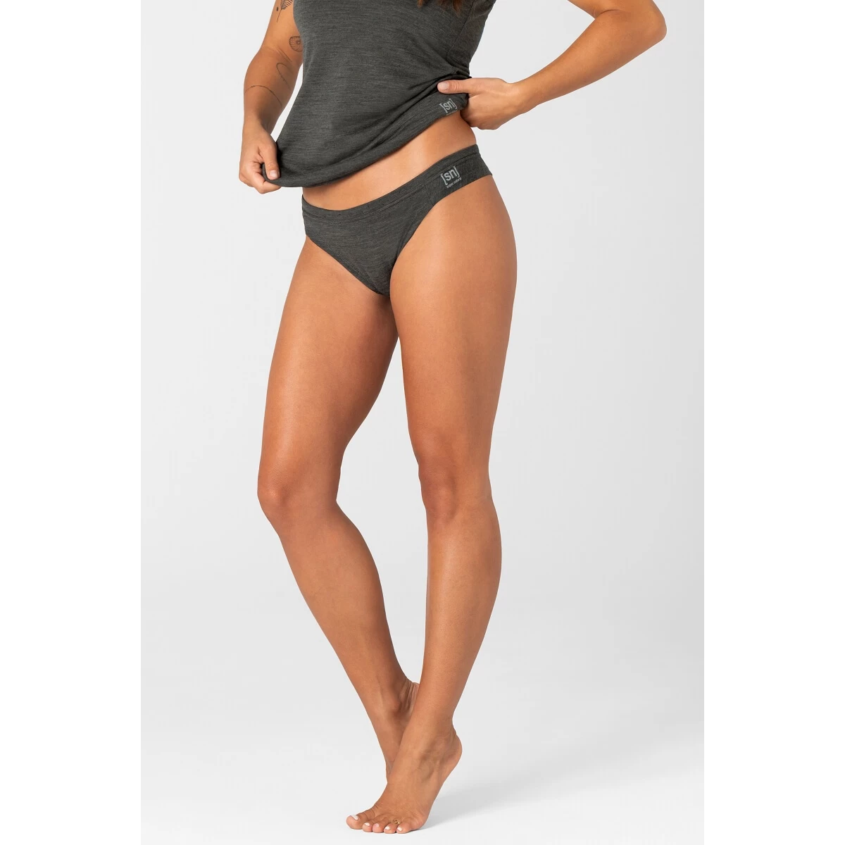Super.natural Super Natural Slip Base Thong 175 (Merinowolle) Unterwäsche Grau Meliert Damen 3 Super.natural Super Natural Slip Base Thong 175 (Merinowolle) Unterwäsche Grau Meliert Damen