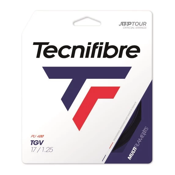 Tecnifibre Tennissaite TGV (Armschonung+Touch) Schwarz 12m Set 3 Tecnifibre Tennissaite TGV (Armschonung+Touch) Schwarz 12m Set