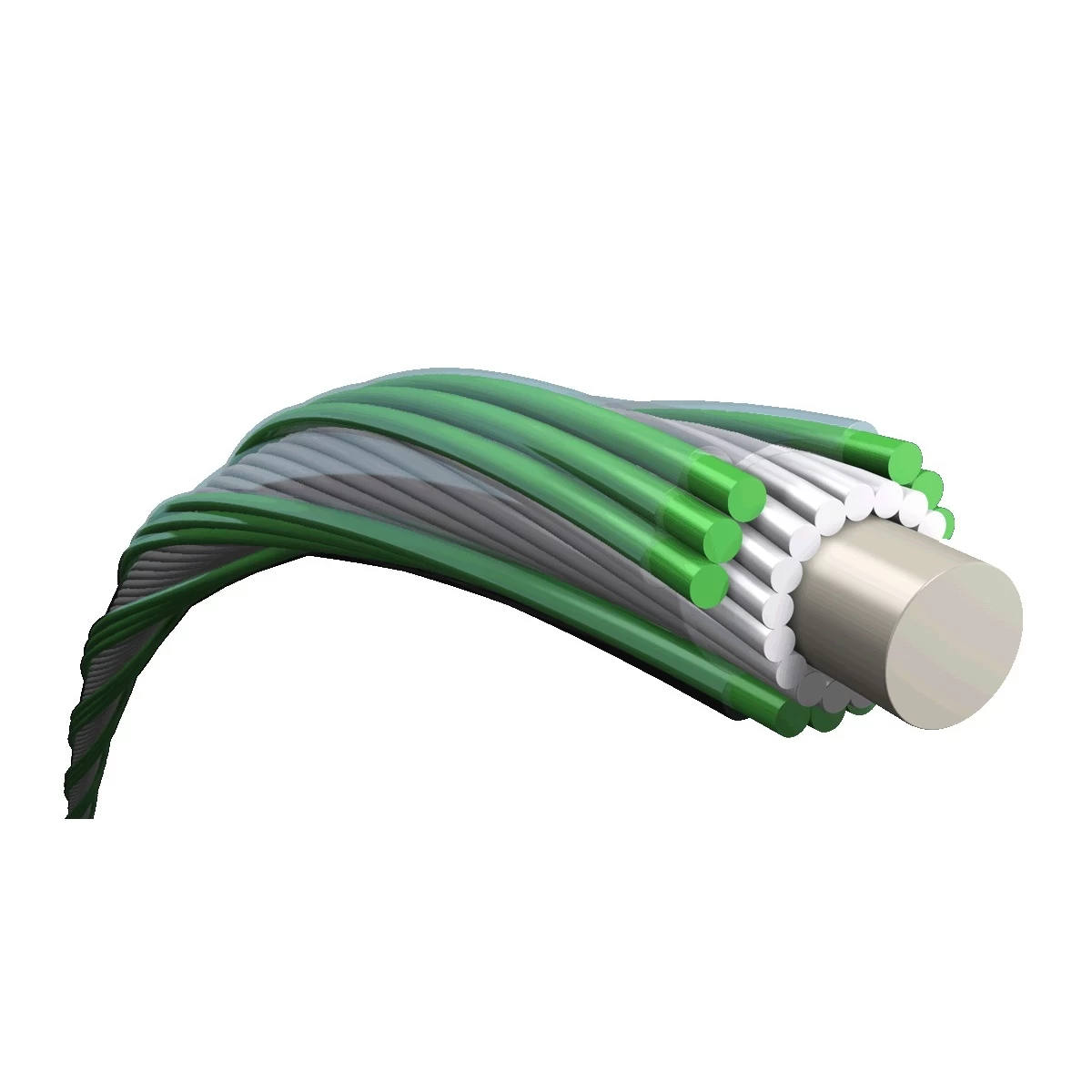 Prince Tennissaite TopSpin Mit Duraflex (Spin+Allround) Weiss 100m Rolle 4 Prince Tennissaite TopSpin Mit Duraflex (Spin+Allround) Weiss 100m Rolle – Bild 2