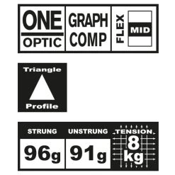 Talbot Torro Badmintonschläger Arrowspeed 299 (91g/ausgewogen/mittel) - Besaitet - -Sportausrüstung Talbot Torro 439882 Arrowspeed 299 Schlaeger 3 523x523 1