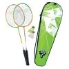 Talbot Torro Badminton Set 2-Attacker (2x Schläger, 2x Bälle, 1x Hülle) -Sportausrüstung Talbot Torro 449502 2 Attacker Set Federball202 1200x1200 1