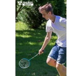 Talbot Torro Federball-Set 4-Fighter NEW (4xSchläger, 3xBälle, Netz+Pfosten, Hülle) - 1 Set -Sportausrüstung Talbot Torro Badminton Set 4 Fighter 449416 804x804 1