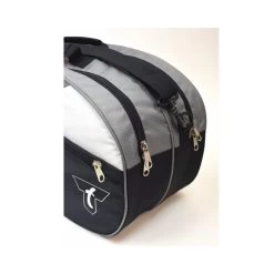 Talbot Torro Racketbag (Schlägertasche, 2 Hauptfächer, Rucksackfunktion) Schwarz/grau -Sportausrüstung Talbot Torro Racketbag Schlaegertasche schwarz 65071 6 954x954 1