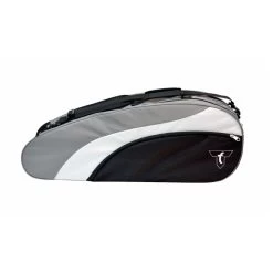 Talbot Torro Racketbag (Schlägertasche, 2 Hauptfächer, Rucksackfunktion) Schwarz/grau -Sportausrüstung Talbot Torro Racketbag Schlaegertasche schwarz 65071 8 1200x1200 1