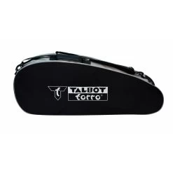 Talbot Torro Racketbag (Schlägertasche, 2 Hauptfächer, Rucksackfunktion) Schwarz/grau -Sportausrüstung Talbot Torro Racketbag Schlaegertasche schwarz 65071 9 1161x1161 1