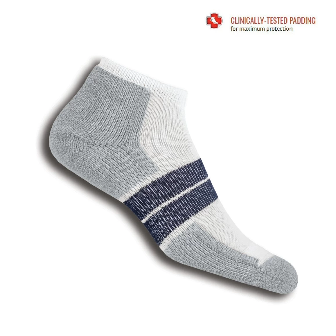 Thorlo Laufsocke 84N Runner Micro Mini Weiss Herren 3 Thorlo Laufsocke 84N Runner Micro Mini Weiss Herren
