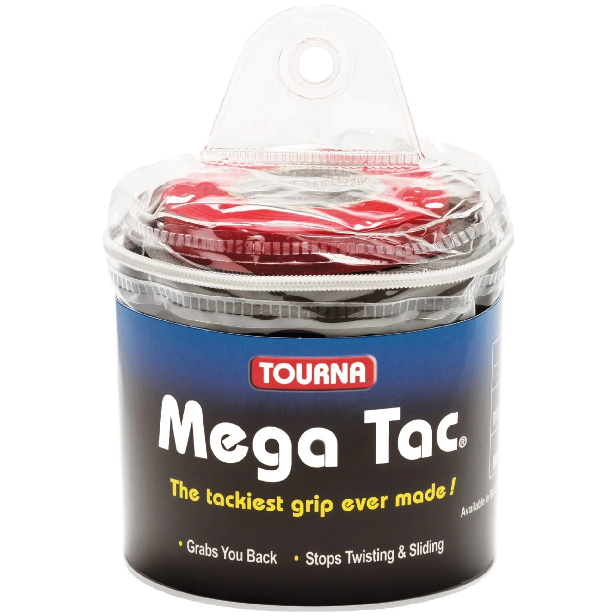 Tourna Overgrip Mega Tac Schwarz 30er Clip-Beutel 3 Tourna Overgrip Mega Tac Schwarz 30er Clip-Beutel