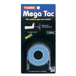 Tourna Overgrip Mega Tac Blau 3er