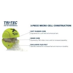 Tretorn Tennisbälle Micro X (drucklos, Training) Gelb Dose 4er -Sportausrüstung Treton Micro X Detail 1198x1198 2