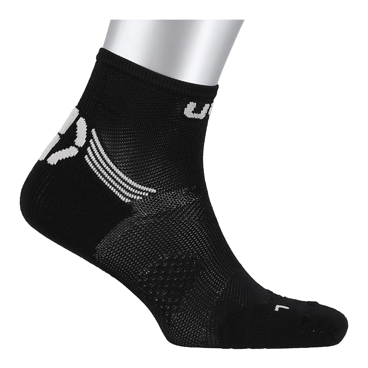 UYN Laufsocke Superleggera Schwarz/grau Herren - 1 Paar 5 UYN Laufsocke Superleggera Schwarz/grau Herren - 1 Paar – Bild 3