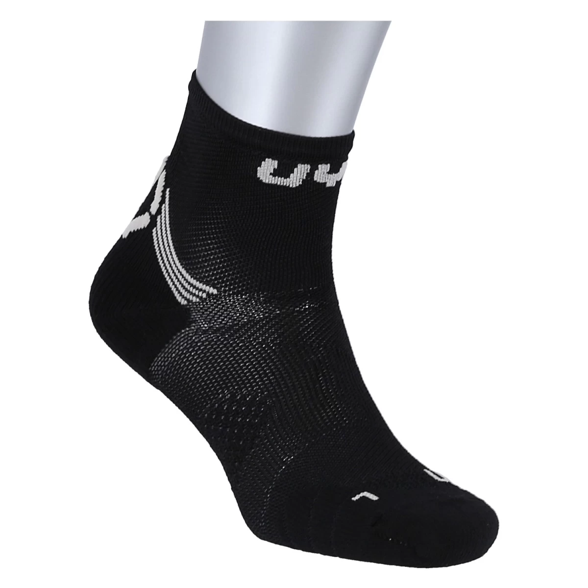 UYN Laufsocke Superleggera Schwarz/grau Herren - 1 Paar 6 UYN Laufsocke Superleggera Schwarz/grau Herren - 1 Paar – Bild 4