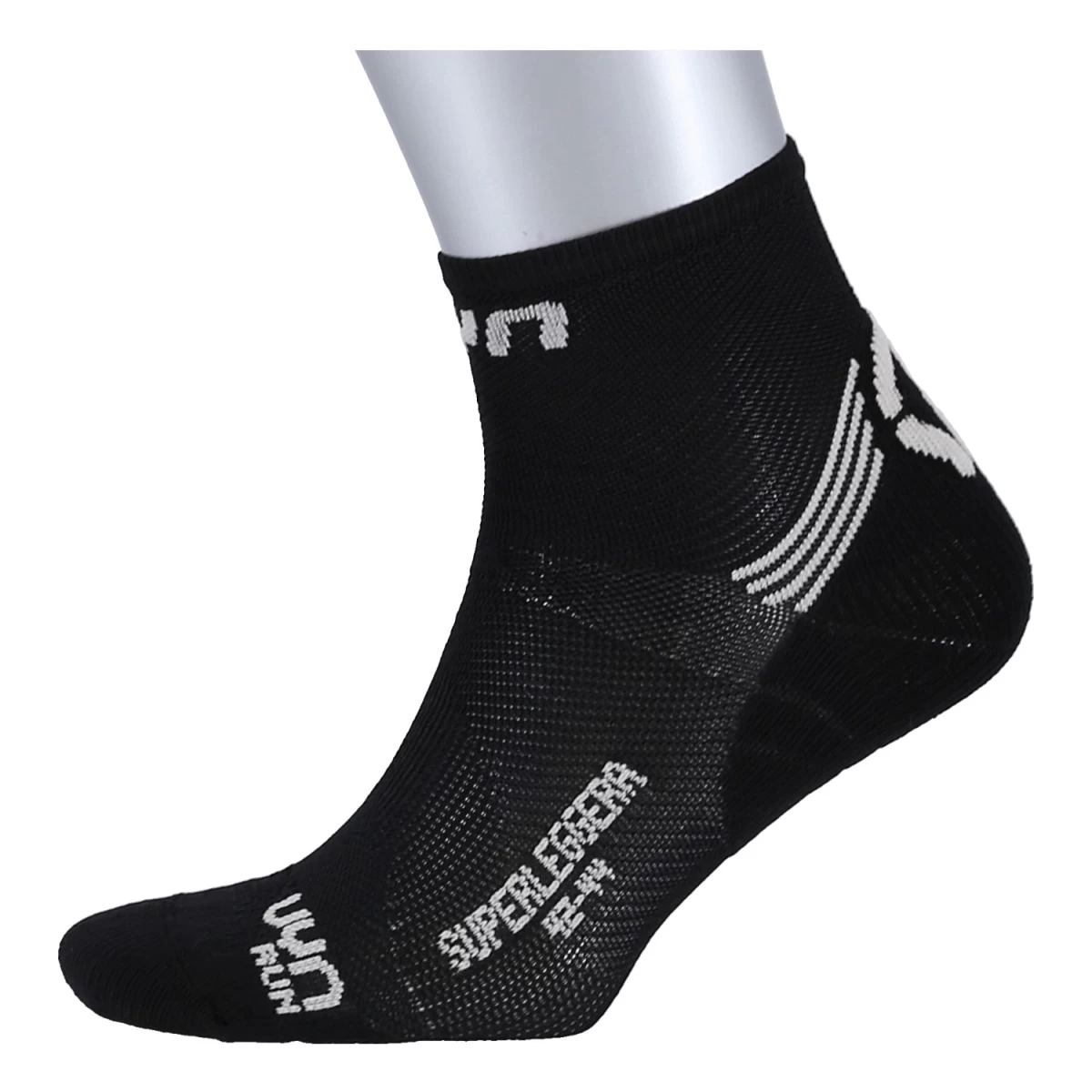 UYN Laufsocke Superleggera Schwarz/grau Herren - 1 Paar 8 UYN Laufsocke Superleggera Schwarz/grau Herren - 1 Paar – Bild 6