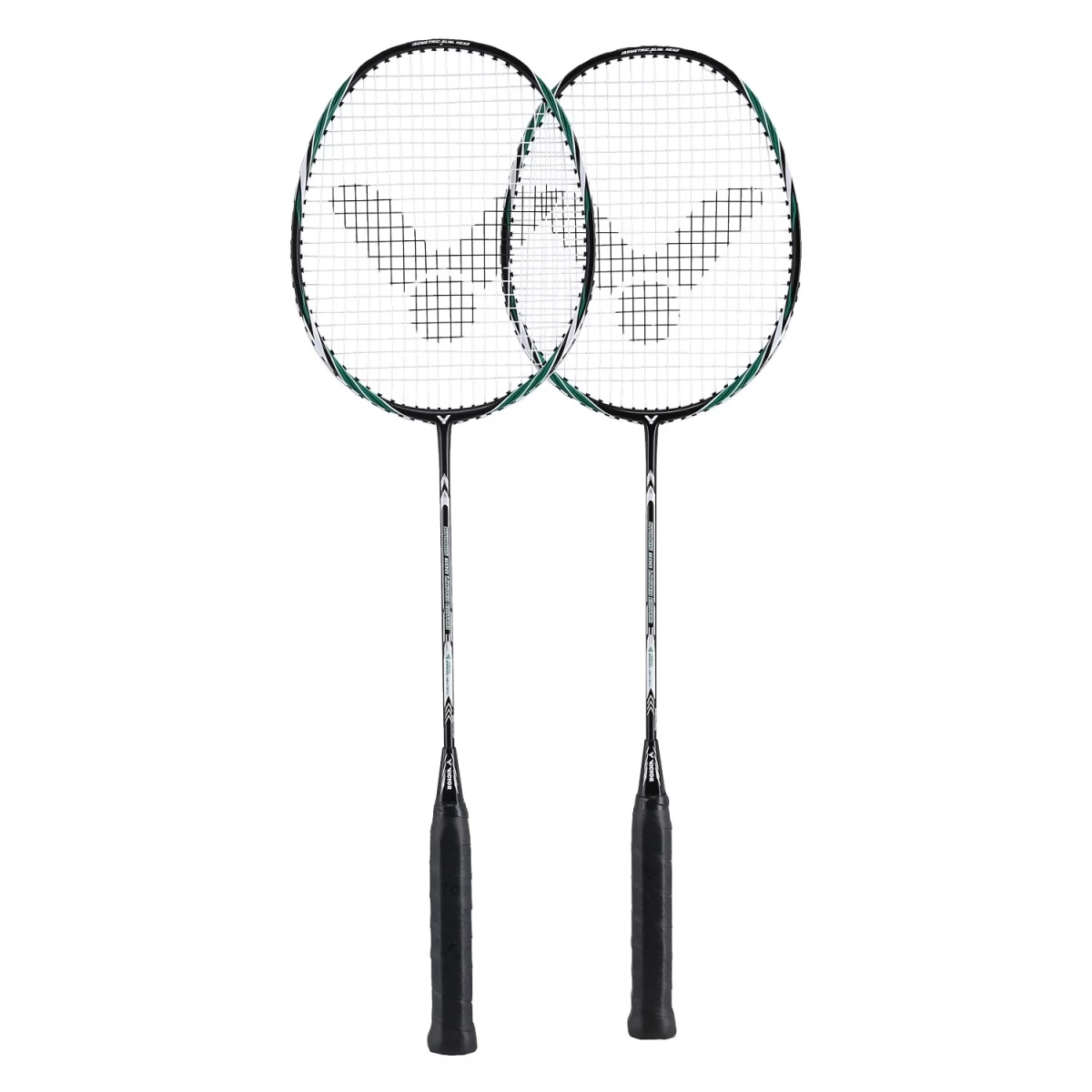 Victor Badmintonschläger Atomos 600 Grün - Besaitet - 2er SET 3 Victor Badmintonschläger Atomos 600 Grün - Besaitet - 2er SET