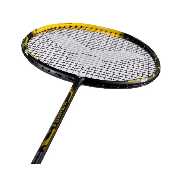 Victor Badmintonschläger Ultramate 9 (grifflastig, Steif) Schwarz/gelb - Besaitet - 4 Victor Badmintonschläger Ultramate 9 (grifflastig, Steif) Schwarz/gelb - Besaitet - – Bild 2