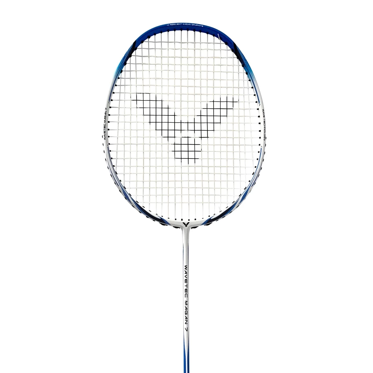 Victor Badmintonschläger Wavetec Magan 7 (grifflastig, Mittel) Weiss - Besaitet - 4 Victor Badmintonschläger Wavetec Magan 7 (grifflastig, Mittel) Weiss - Besaitet - – Bild 2