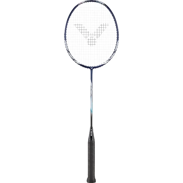 Victor Badmintonschläger Auraspeed 11 B (grifflastig/sehr Flexibel) Blau - Besaitet - 3 Victor Badmintonschläger Auraspeed 11 B (grifflastig/sehr Flexibel) Blau - Besaitet -