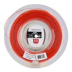 Wilson Tennissaite Sensation Plus (Komfort+Kontrolle) Rot 200 Meter Rolle
