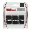 Wilson Overgrip Pro Sensation 0.4mm (Feel/glatt/leicht Haftend) Schwarz 3er -Sportausrüstung WRZ4010BK Pro Overgrip Sensation Black 1200x1200 1