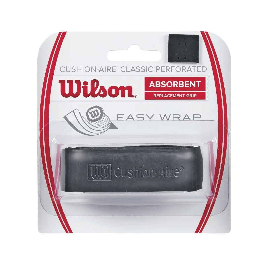 Wilson Basisband Cushion Aire Classic Perforated Schwarz - 1 Stück 3 Wilson Basisband Cushion Aire Classic Perforated Schwarz - 1 Stück