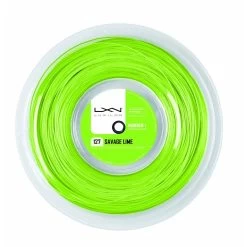 Luxilon Tennissaite Savage 1.27 (Haltbarkeit+Spin) Lime 200m Rolle