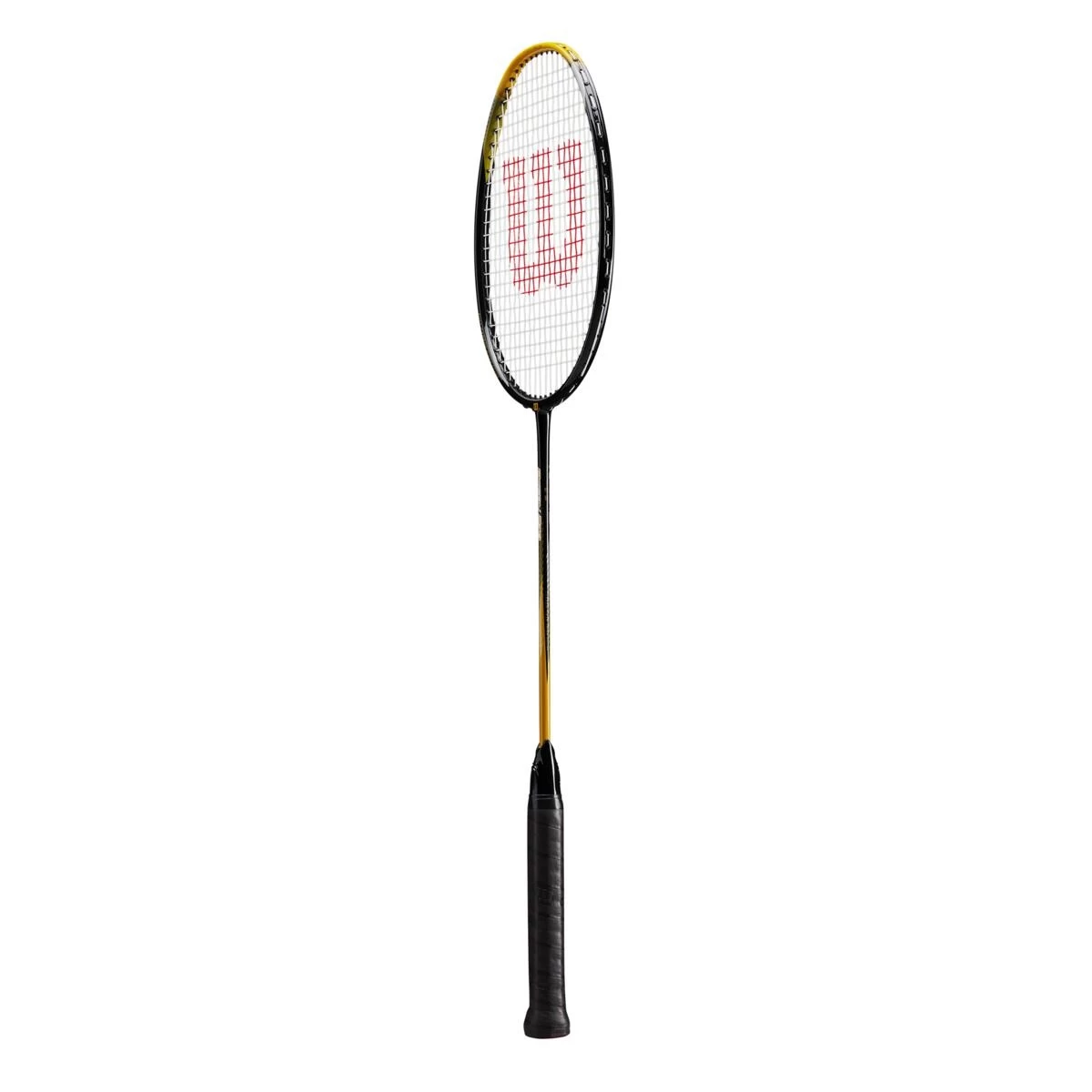 Wilson Badmintonschläger Recon 270 (flexibel, Kopflastig) Schwarz/gelb - Besaitet - 4 Wilson Badmintonschläger Recon 270 (flexibel, Kopflastig) Schwarz/gelb - Besaitet - – Bild 2