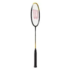 Wilson Badmintonschläger Recon 270 (flexibel, Kopflastig) Schwarz/gelb - Besaitet -