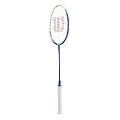 Wilson Badmintonschläger Impact (grifflastig, Mittel) Blau - Besaitet - -Sportausrüstung Wilson WR091910H Impact Badmintonschlaeger203 1200x1200 1